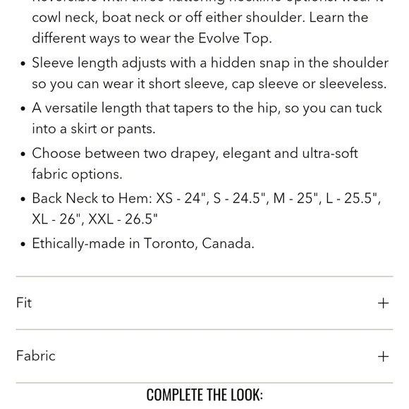 NWOT The Evolve Black Top - Picture 4 of 5